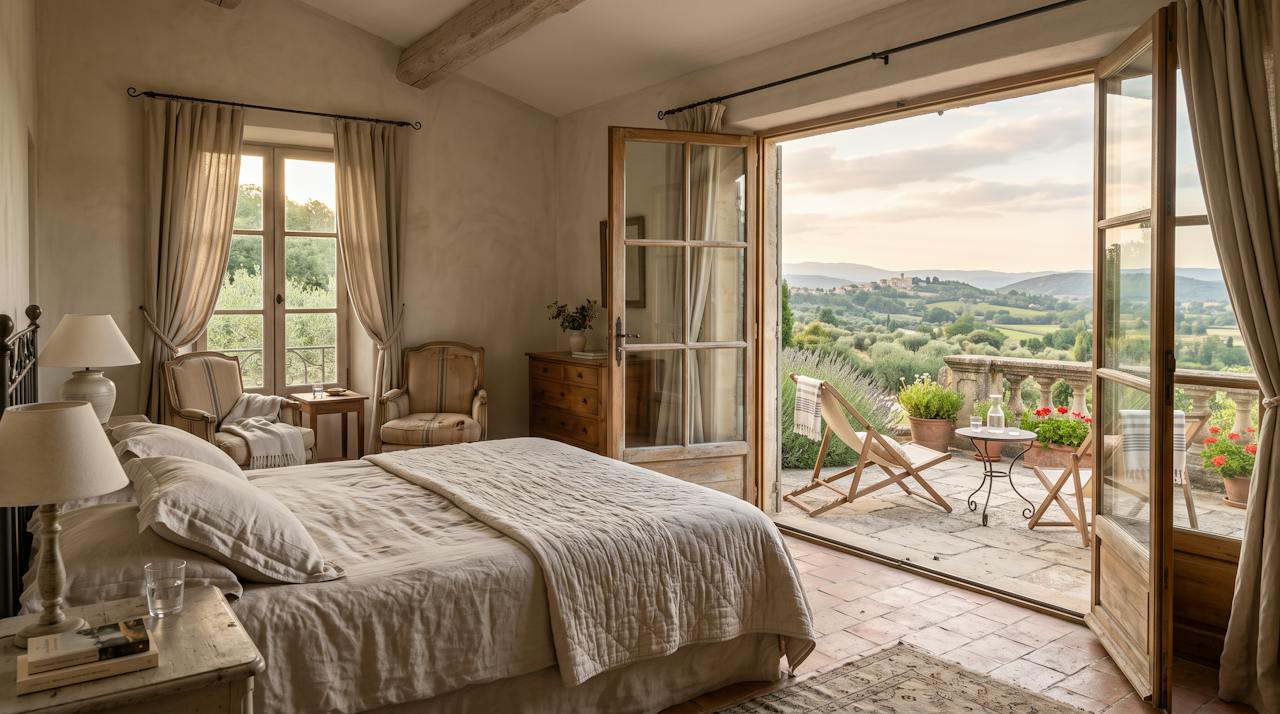 Suite La Terrasse — la suite et sa terrasse